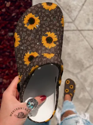 Cattle Brands & Sunflower Clogs