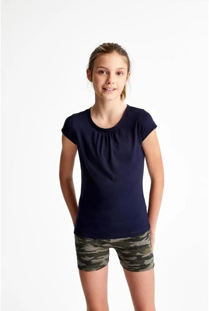 French Toast Girls' Short Sleeve Crewneck T-Shirt Tee