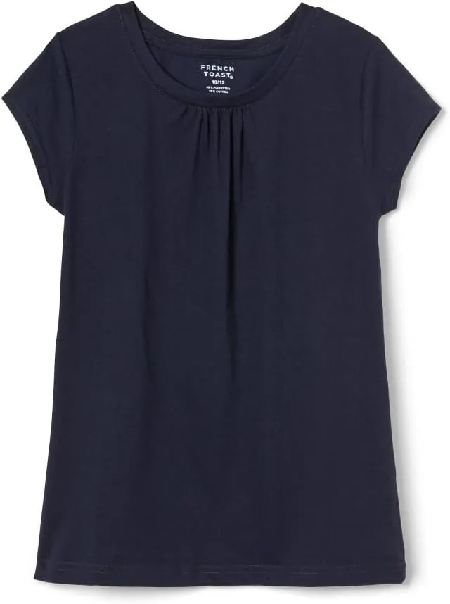 French Toast Girls' Short Sleeve Crewneck T-Shirt Tee