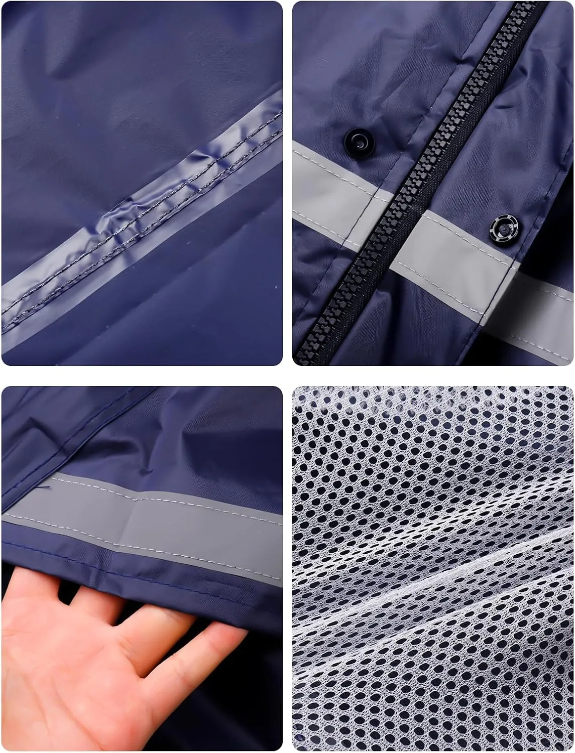 Men's rain jackets & ponchos Long raincoats for men and women Waterproof hooded rainwear for adults Lightweight outdoor
