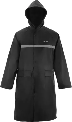 Men's rain jackets & ponchos Long raincoats for men and women Waterproof hooded rainwear for adults Lightweight outdoor